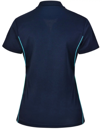 Picture of Winning Spirit, Ladies Sustainable Contrast SS Polo